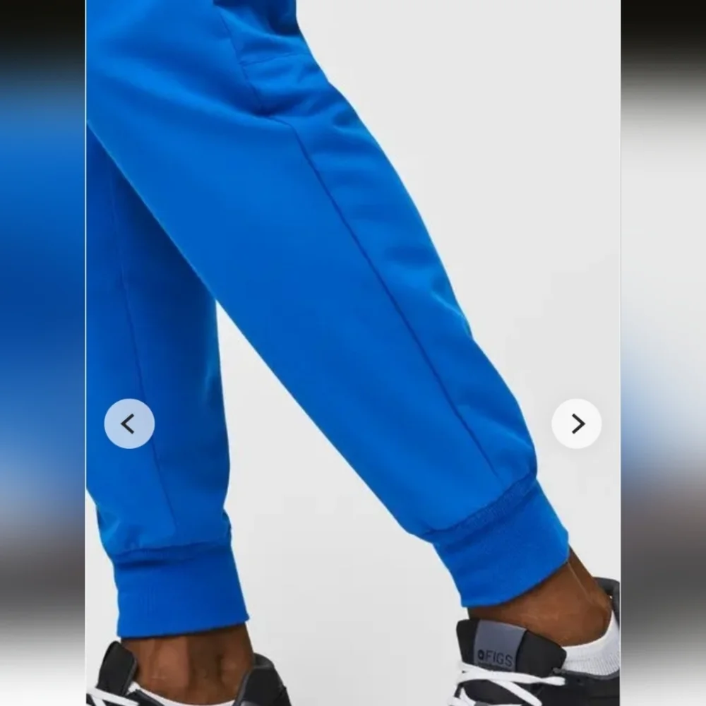 Figs Tansen Jogger Scrub Pants Technical Collection men's S Royal Blue NWOT